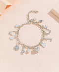 Moon & Heart Charm Bracelet