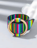 Rainbow Striped Decor Bracelet