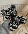Mini letter graphic bear bag