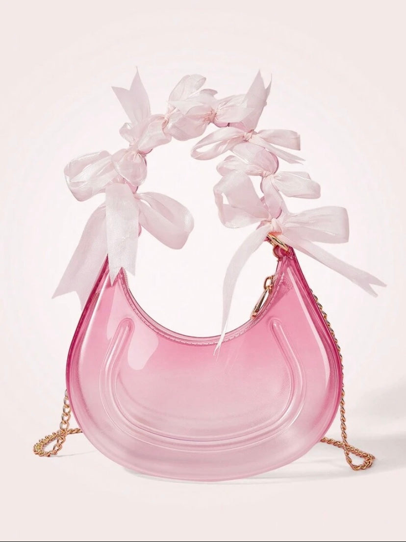 Pink clear Bag/Crossbody