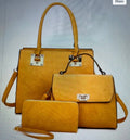 3-in-1 Handbag with Crossbody and Wallet
