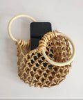 Mini Hollow Out Top Ring Crochet Bag